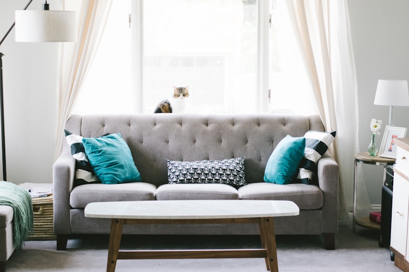 Before & After sofa